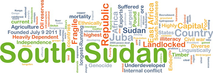 Image showing South Sudan background concept