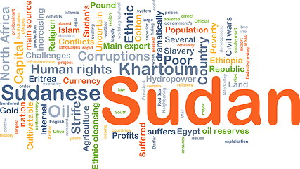 Image showing Sudan background concept