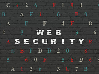 Image showing Security concept: Web Security on wall background