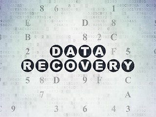 Image showing Data concept: Data Recovery on Digital Paper background