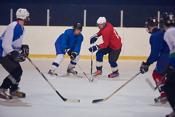 Image showing ice hockey sport players