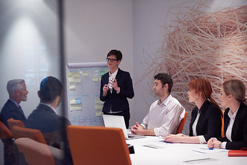 Image showing business people group on meeting