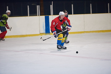 Image showing ice hockey sport players