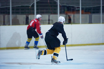 Image showing ice hockey sport players