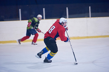 Image showing ice hockey sport players