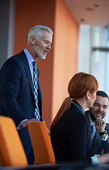 Image showing business people group on meeting