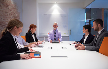 Image showing business people group on meeting