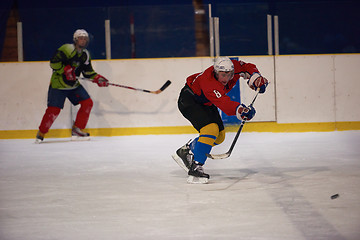 Image showing ice hockey sport players