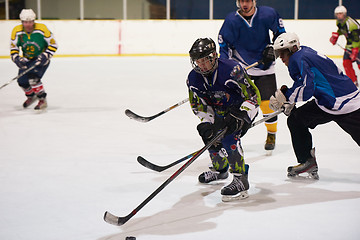 Image showing ice hockey sport players