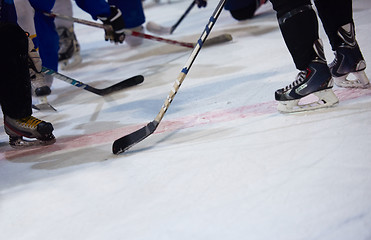 Image showing ice hockey player in action