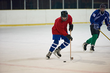 Image showing ice hockey sport players