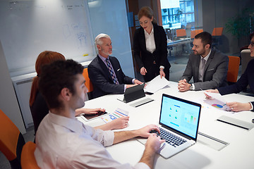 Image showing business people group on meeting