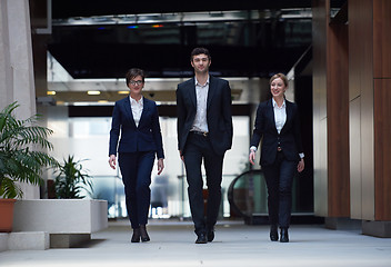 Image showing business people team walking