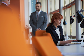 Image showing business people group on meeting