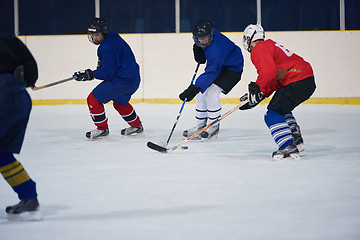 Image showing ice hockey sport players