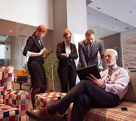 Image showing business people group on meeting