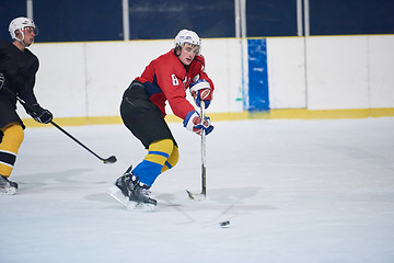 Image showing ice hockey sport players