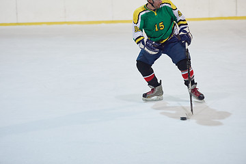 Image showing ice hockey player in action