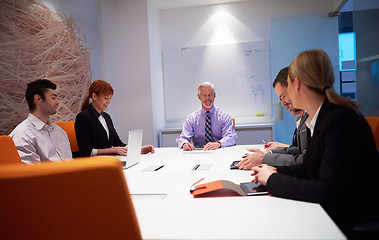 Image showing business people group on meeting