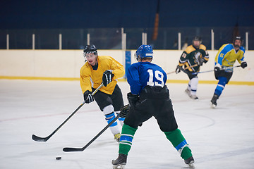 Image showing ice hockey sport players