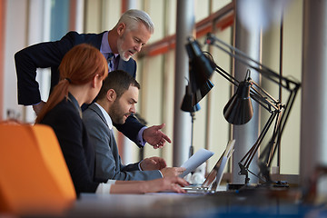 Image showing business people group on meeting