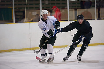 Image showing ice hockey sport players