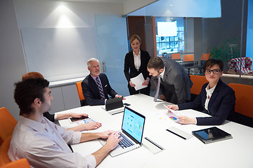 Image showing business people group on meeting