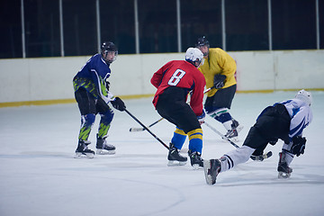 Image showing ice hockey sport players