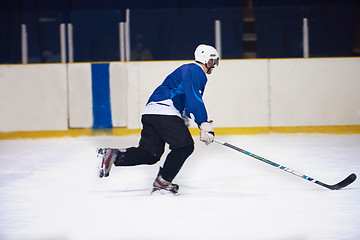 Image showing ice hockey player in action