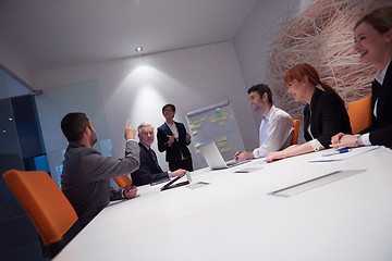 Image showing business people group on meeting