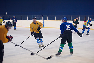 Image showing ice hockey sport players