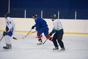 Image showing ice hockey sport players