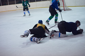 Image showing ice hockey sport players