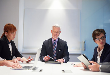 Image showing business people group on meeting