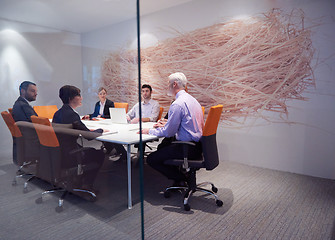 Image showing business people group on meeting