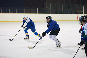 Image showing ice hockey sport players