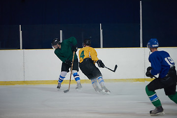 Image showing ice hockey sport players