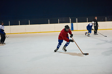 Image showing ice hockey sport players