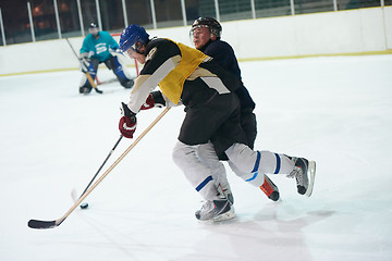 Image showing ice hockey sport players