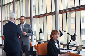 Image showing business people group at office