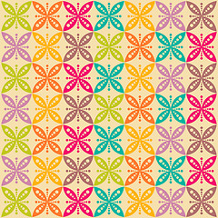 Image showing seamless geometric pattern, modern background