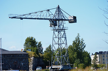 Image showing Vintage Industrial Crane