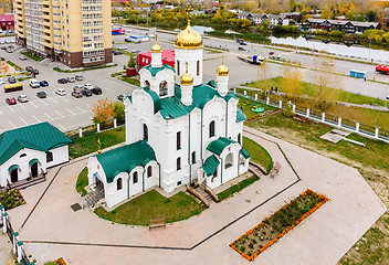Image showing Church in Tura residential district.Tyumen. Russia
