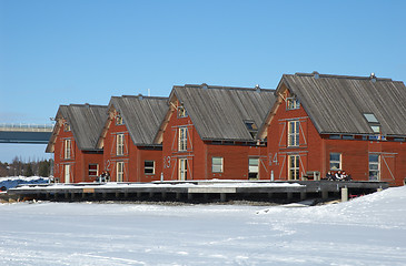 Image showing Red houses