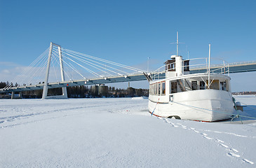 Image showing Frozen lake