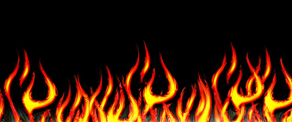 Image showing fire background