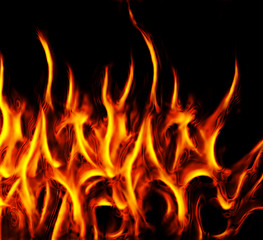 Image showing fire background