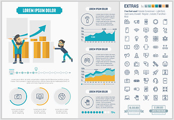 Image showing Technology flat design Infographic Template