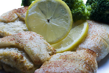 Image showing stuffed filet of sole