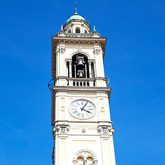 Image showing monument  clock tower in italy europe old  stone and bell